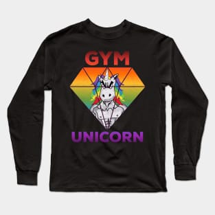 Gym unicorn Long Sleeve T-Shirt